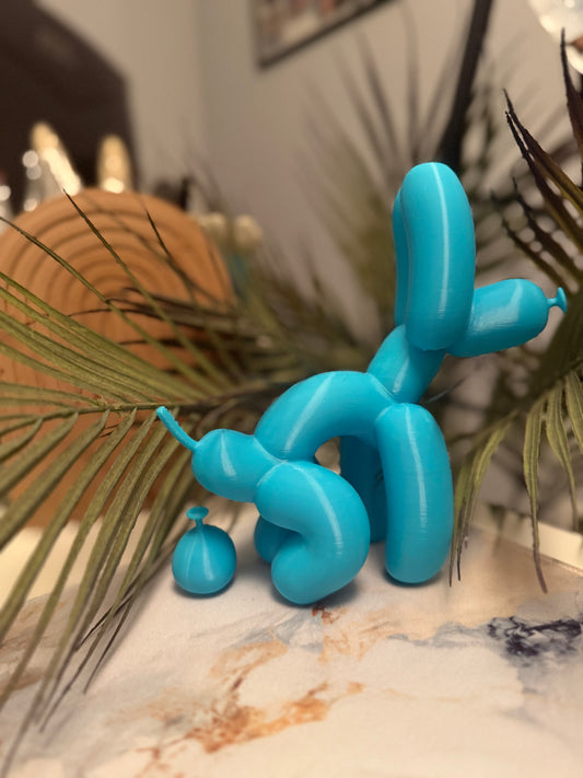 Ballonhund beim Geschäft