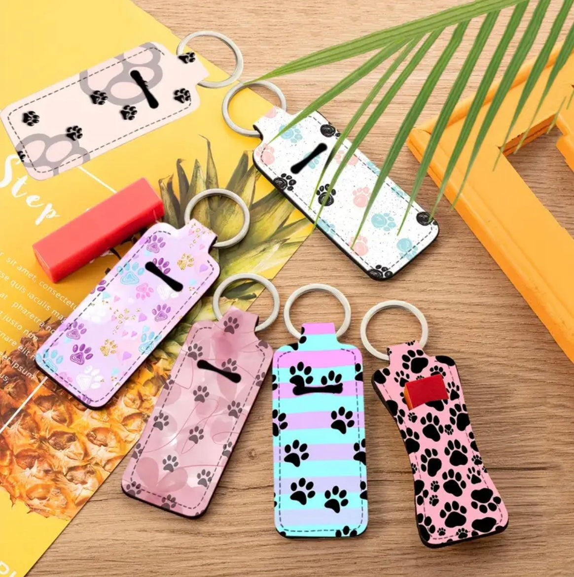 Schlüsselanhänger für Lippenstift