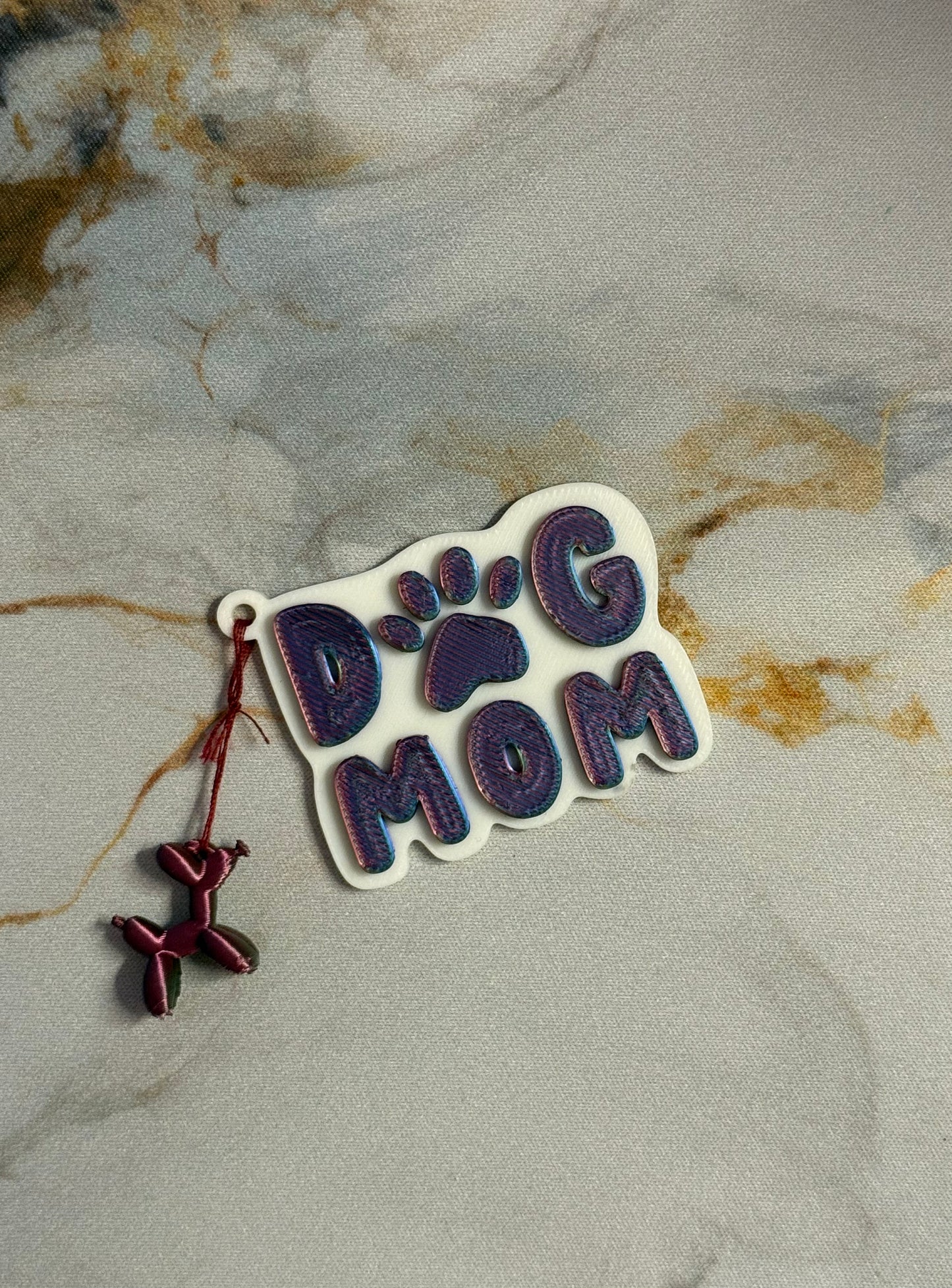 Magnet Dog Mom mit Anhänger 🐕
